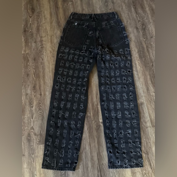 GOOD AMERICAN Good 90s Icon straight-leg mid-rise stretch-cotton jeans NWOT - Picture 6 of 7